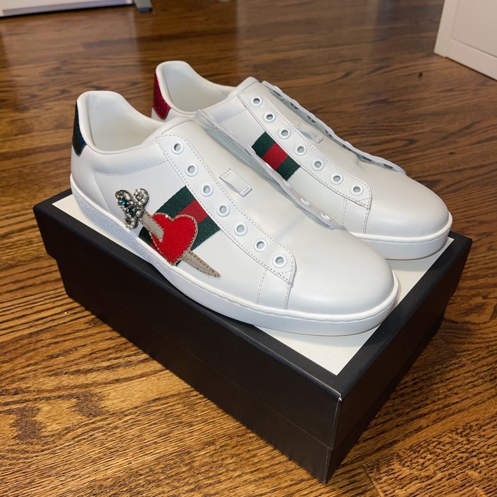 Gucci Heart Dagger Ace sneakers